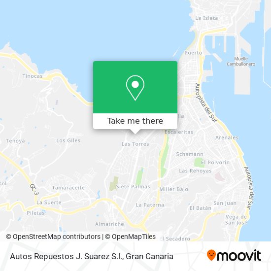 Autos Repuestos J. Suarez S.l. map