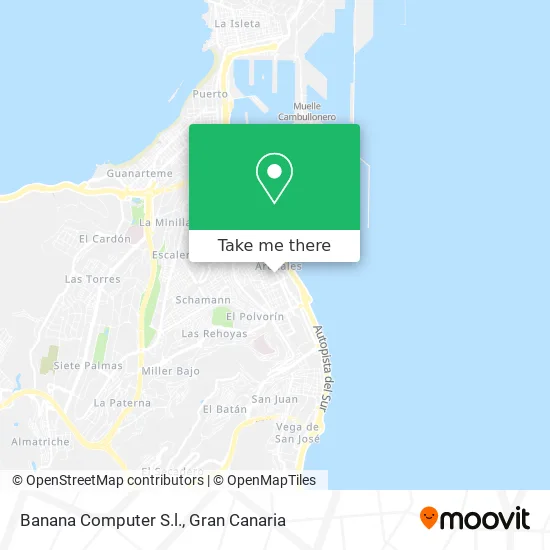 Banana Computer S.l. map