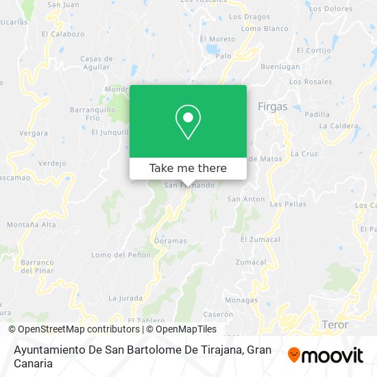 Ayuntamiento De San Bartolome De Tirajana map