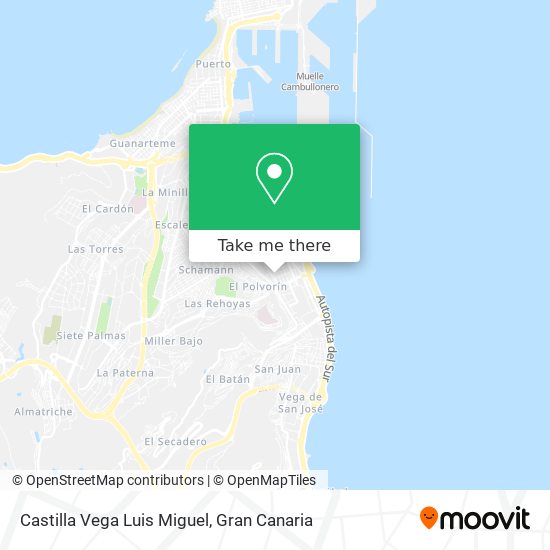 Castilla Vega Luis Miguel map