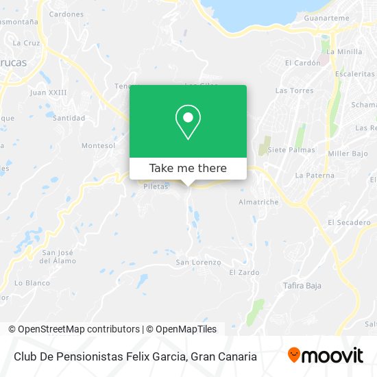 Club De Pensionistas Felix Garcia map