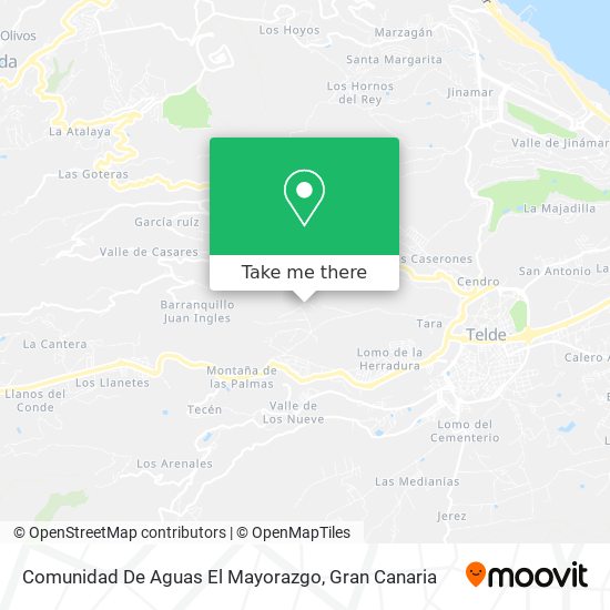 Comunidad De Aguas El Mayorazgo map