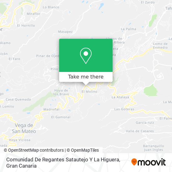 Comunidad De Regantes Satautejo Y La Higuera map