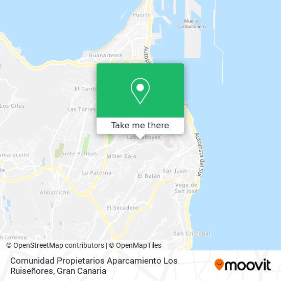 Comunidad Propietarios Aparcamiento Los Ruiseñores map