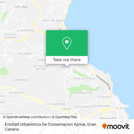 Entidad Urbanistica De Conservacion Ajimar map