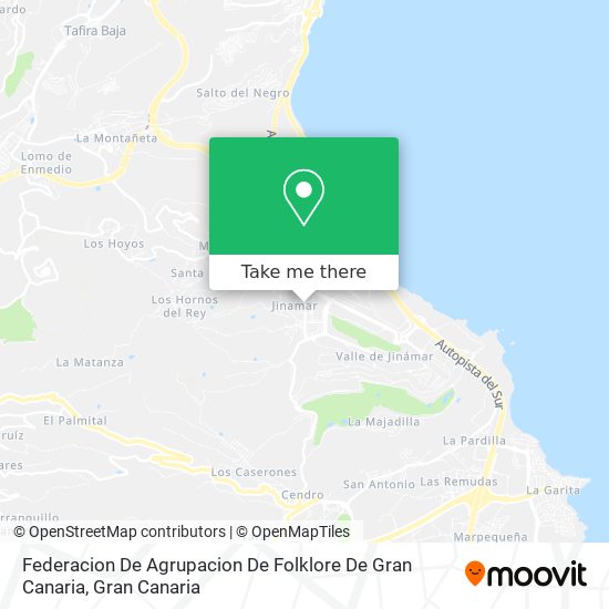 Federacion De Agrupacion De Folklore De Gran Canaria map