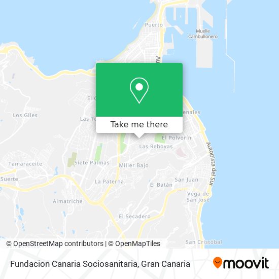 Fundacion Canaria Sociosanitaria map
