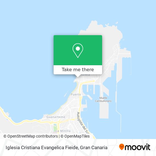 mapa Iglesia Cristiana Evangelica Fieide