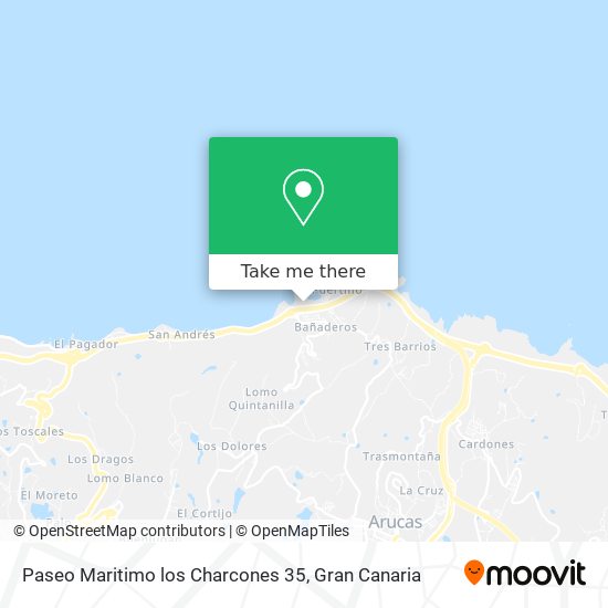 Paseo Maritimo los Charcones 35 map