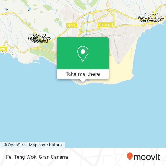 Fei Teng Wok, Paseo del Faro 35100 Montaña Blanca San Bartolomé de Tirajana map