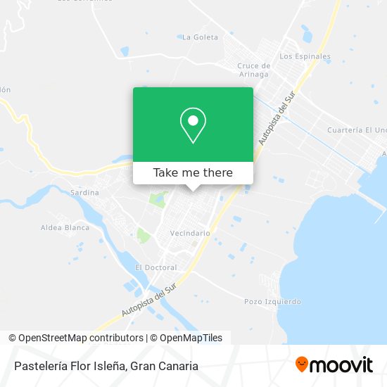 Pastelería Flor Isleña map