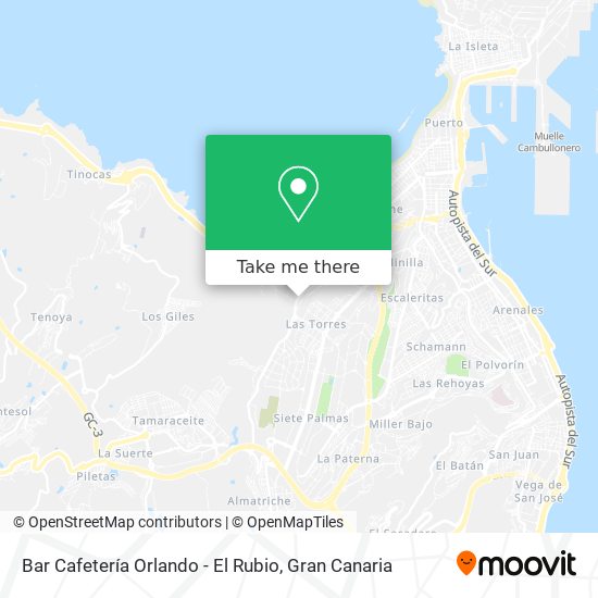 Bar Cafetería Orlando - El Rubio map