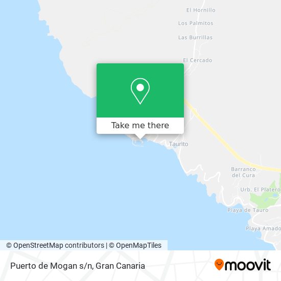 mapa Puerto de Mogan s/n