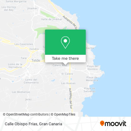 Calle Obispo Frías map
