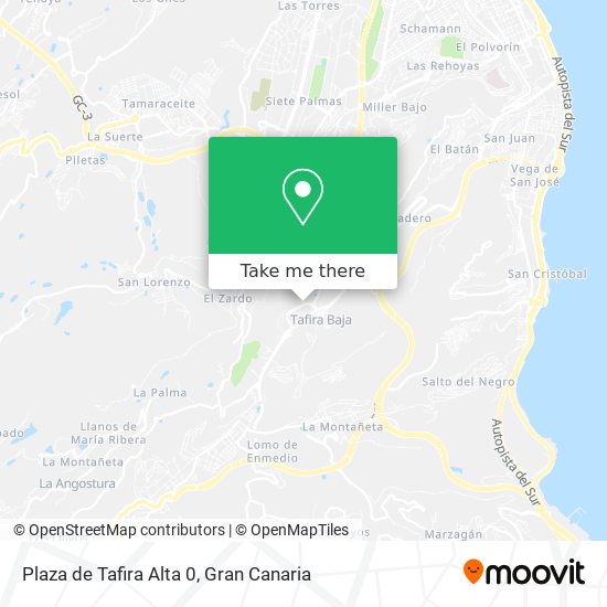 Plaza de Tafira Alta 0 map