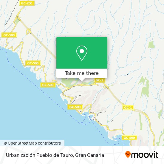 Urbanización Pueblo de Tauro map