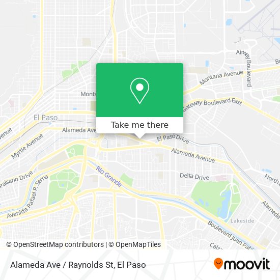 Mapa de Alameda Ave / Raynolds St
