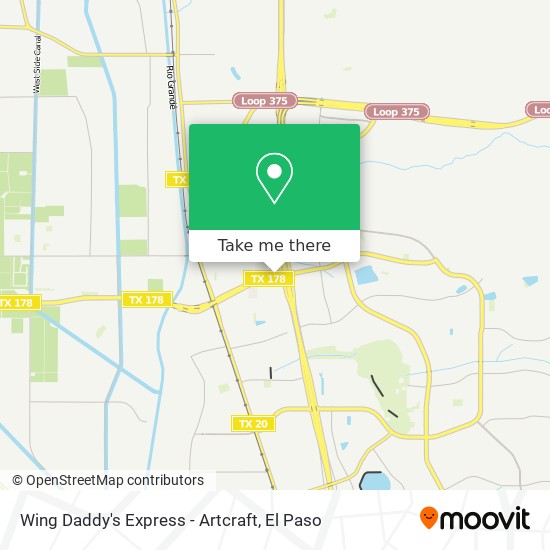 How To Get To Wing Daddys Express - Artcraft In El Paso By Bus How To Get To Wing Daddys Express - Artcraft In El Paso By Bus