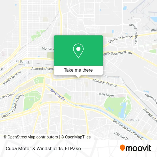 Cuba Motor & Windshields map