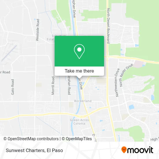 Sunwest Charters map
