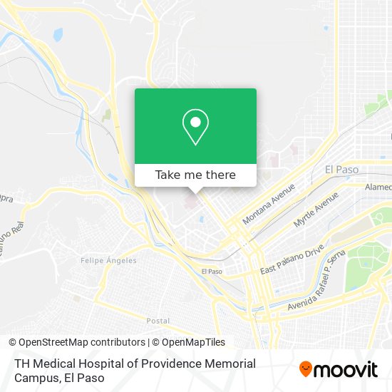 Mapa de TH Medical Hospital of Providence Memorial Campus