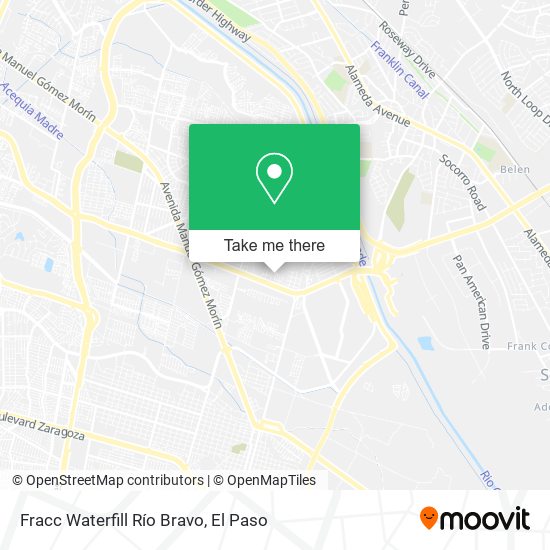 Mapa de Fracc Waterfill Río Bravo