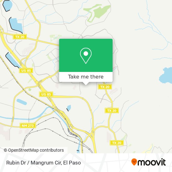 Mapa de Rubin Dr / Mangrum Cir