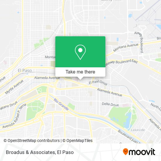 Mapa de Broadus & Associates