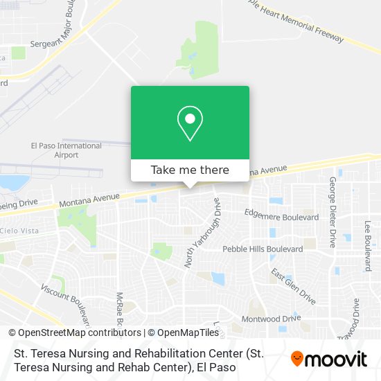 St. Teresa Nursing and Rehabilitation Center map