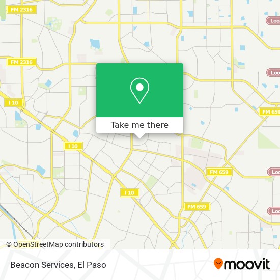 Mapa de Beacon Services