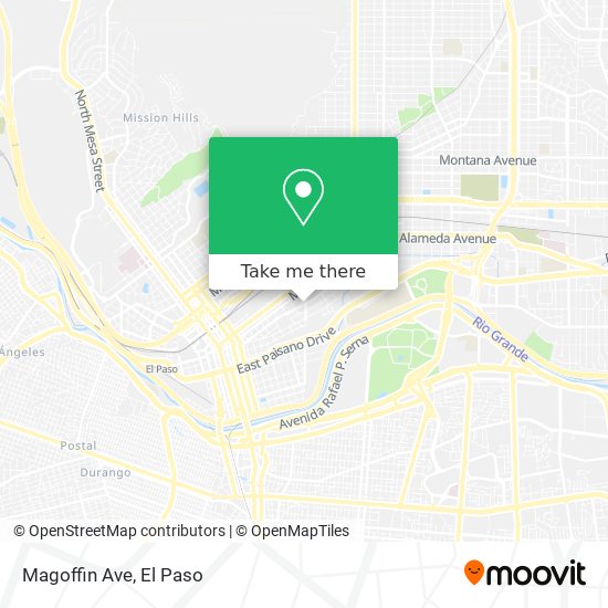 Mapa de Magoffin Ave