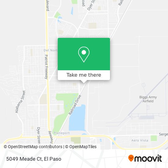 Mapa de 5049 Meade Ct