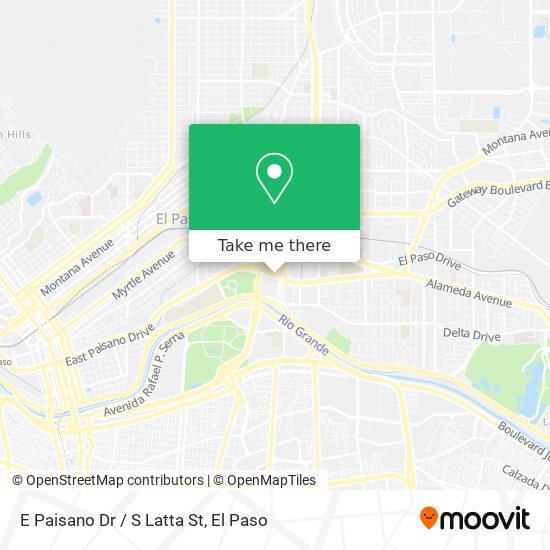 Mapa de E Paisano Dr / S Latta St