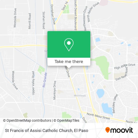 St Francis of Assisi Catholic Church map