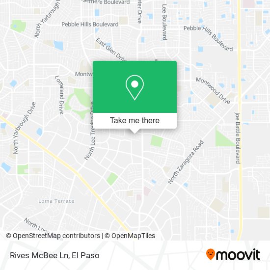 Mapa de Rives McBee Ln