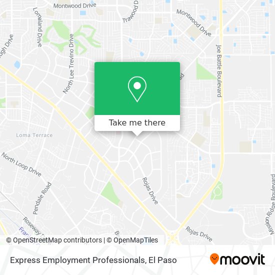 Mapa de Express Employment Professionals