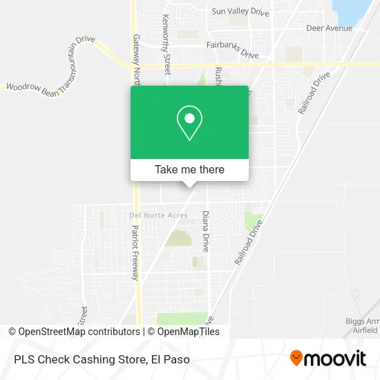 Mapa de PLS Check Cashing Store