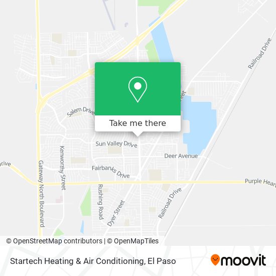 Startech Heating & Air Conditioning map