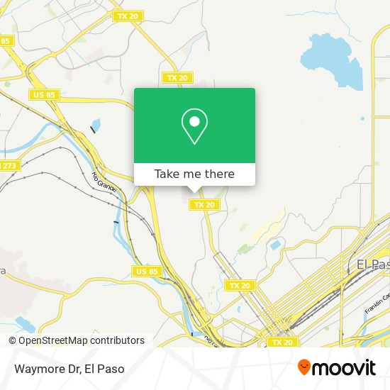 Waymore Dr map