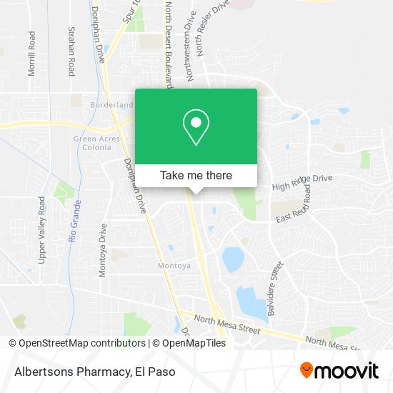 Albertsons Pharmacy map