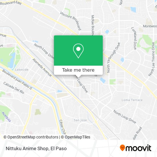 Mapa de Nittuku Anime Shop