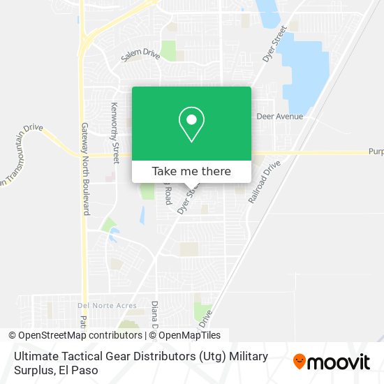 Ultimate Tactical Gear Distributors (Utg) Military Surplus map