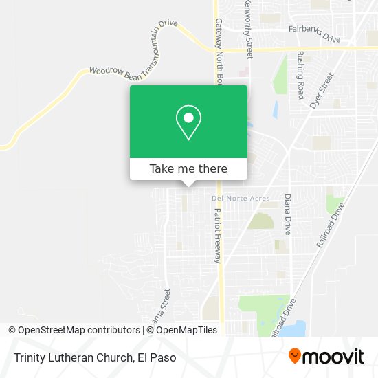 Trinity Lutheran Church map