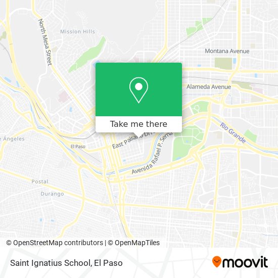 Saint Ignatius School map