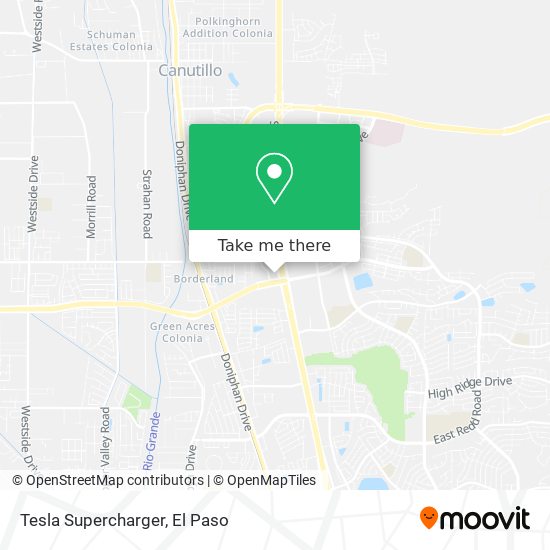 Mapa de Tesla Supercharger