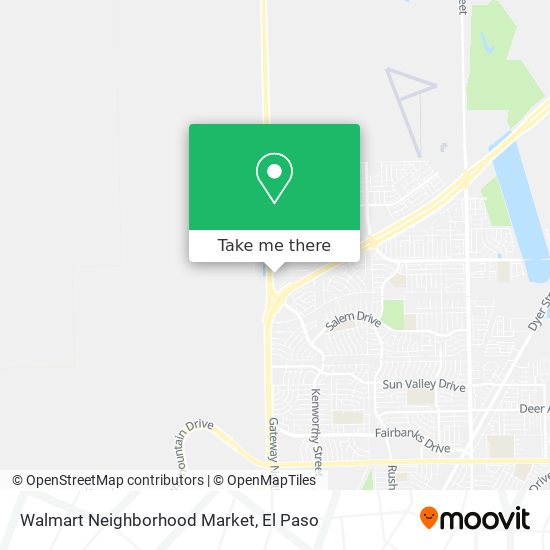 Walmart Neighborhood Market map