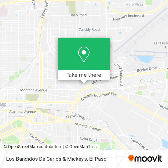 Los Bandidos De Carlos & Mickey's map