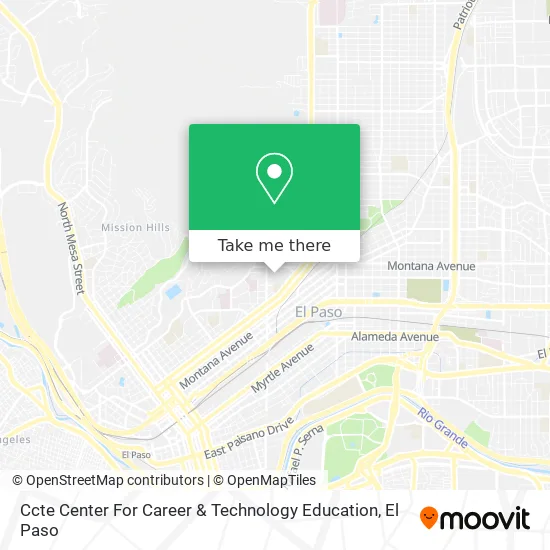 Mapa de Ccte Center For Career & Technology Education