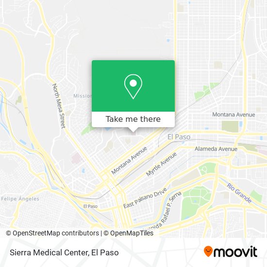 Mapa de Sierra Medical Center