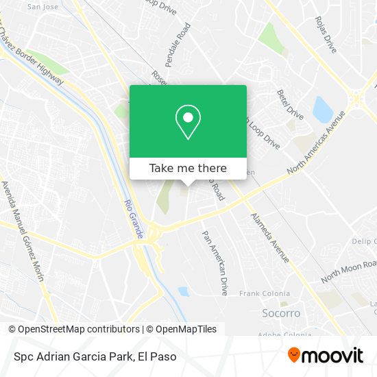 Mapa de Spc Adrian Garcia Park
